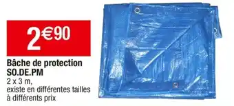 Cora x Carrefour Bâche de protection SO.DE.PM offre