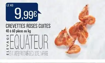 Match CREVETTES ROSES CUITES offre
