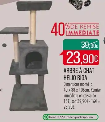 Match ARBRE À CHAT HELIO RIGA offre
