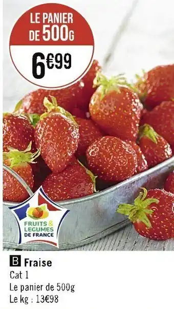 Casino Supermarchés Fraise offre