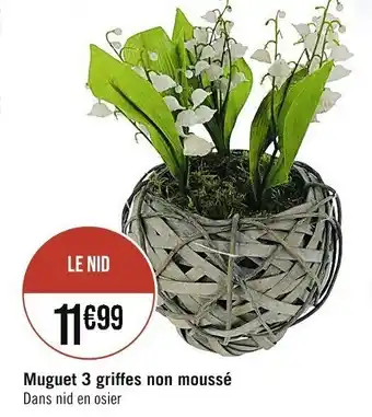 Casino Supermarchés Muguet 3 griffes non moussé offre