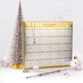 3 suisses Myc-paris - calendrier de l'avent 24 bijoux avec finitions argentées - bijoux femme offre