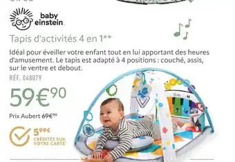 Baby einstein Tapis d'activités 4 en 1**