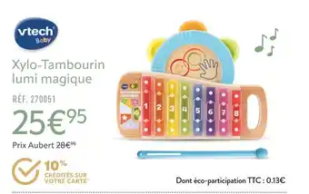 Vtech Xylo-Tambourin lumi magique