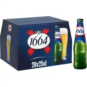 Auchan Supermarché Bière blonde 1664 offre