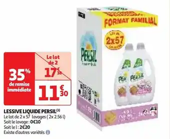 Auchan Supermarché Lessive liquide persil offre