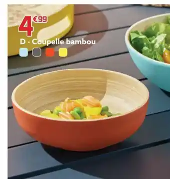 Gifi Coupelle bambou offre