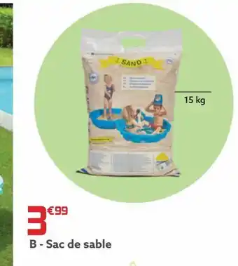 Gifi Sac de sable offre