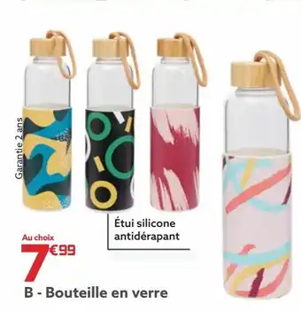 Gifi Bouteille en verre offre