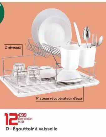 Gifi Égouttoir a vaisselle offre