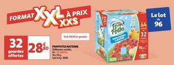 Auchan Pom'potes materne offre