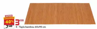 Gifi Tapis bambou 60x90cm offre