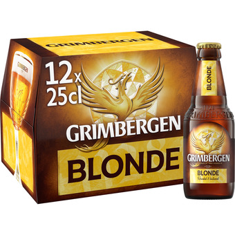 Auchan Bière blonde grimbergen offre