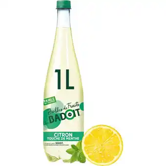 Auchan Badoit aromatisée citron offre