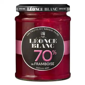 Auchan Confiture aux fraises leonce blanc 70% offre