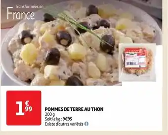 Auchan Supermarché Pommes de terre au thon offre