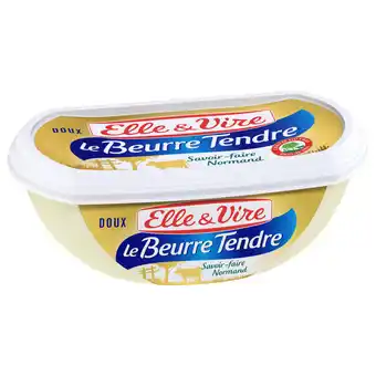 Auchan Supermarché Le beurre tendre doux elle & vire offre