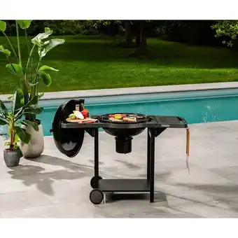 Auchan Barbecue charbon de bois sur chariot gardenstar(1) offre