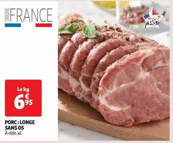 Auchan Supermarché Porc : longe sans os offre