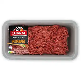 Auchan Supermarché Viande hachée pur bœuf à la bolognaise charal offre