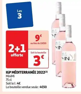 Auchan Supermarché Igp méditerranée 2022(2) offre