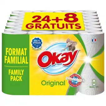 Auchan Supermarché Essuie tout blanc okay offre