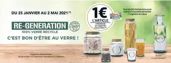 Netto Re-génération 100% Verre Recyclé offre