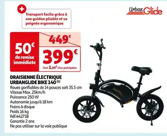 Draisienne auchan électrique sale