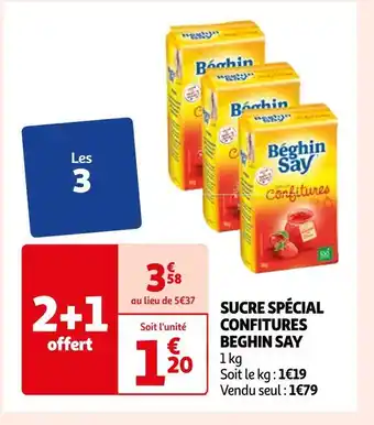 Beghin say sucre spécial confitures