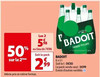 Auchan Supermarché Badoit badoit offre