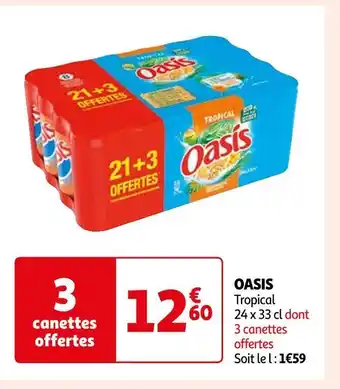Auchan Oasis oasis offre