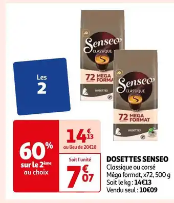 Auchan Senseo dosettes senseo offre