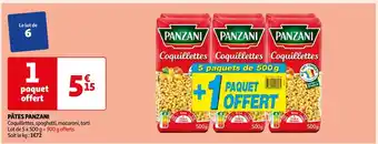 Auchan Panzani pâtes offre