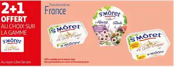 Auchan St môret 2+1 offert au choix sur la gamme st moret offre