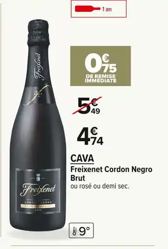 Freixenet cava cordon negro brut