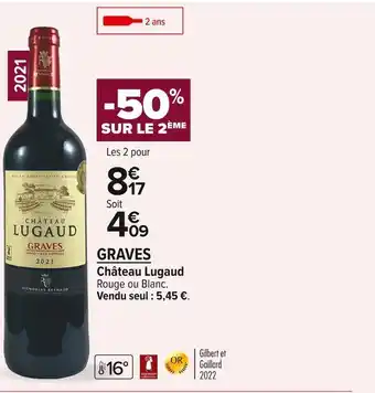 Carrefour Market Château lugaud graves offre