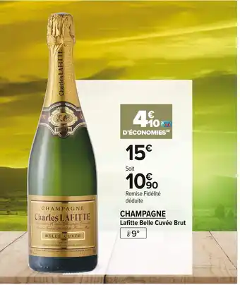 Carrefour Market Lafitte champagne offre