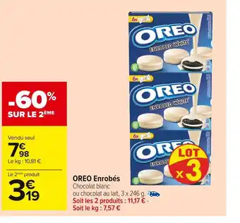 Carrefour Market Oreo oreo enrobés offre