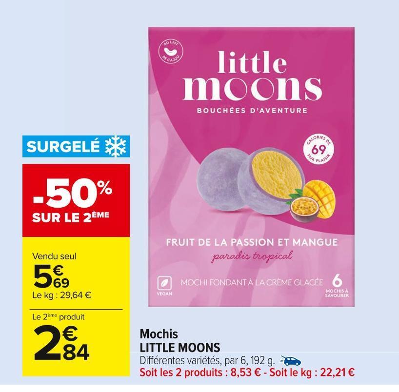 Promo Little moons mochis chez Carrefour Market