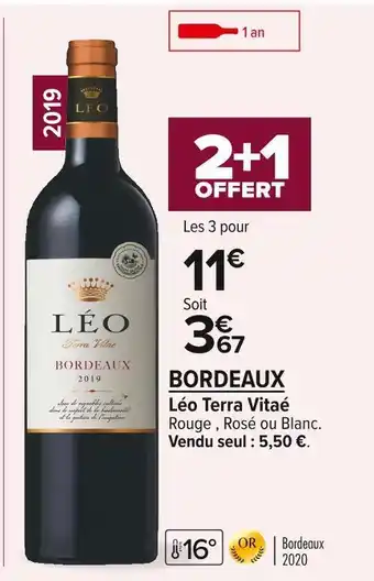 Carrefour Market Léo terra vitaé bordeaux offre