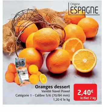Colruyt Oranges dessert offre