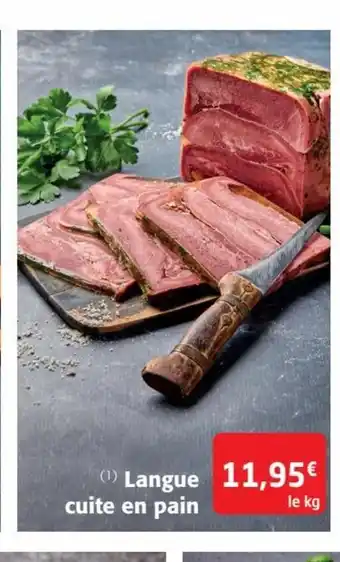 Colruyt Langue cuite en pain offre