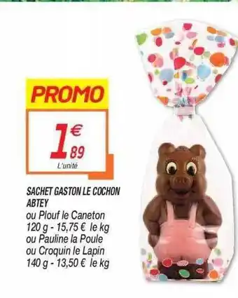Sachet Gaston Le Cochon Abtey