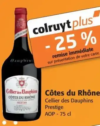 Colruyt COTES DU RHÔNE offre