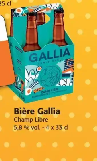 Colruyt Bière Gallia Champ Libre offre