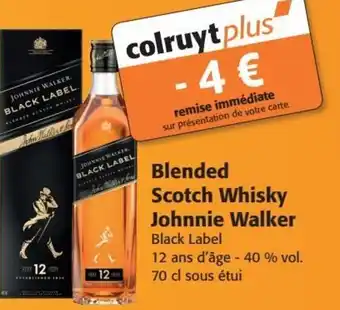 Colruyt Blended Scotch Whisky Johnnie Walker Black Label offre
