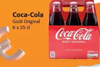 Colruyt Coca-Cola Goût Original 6 x 25 cl offre