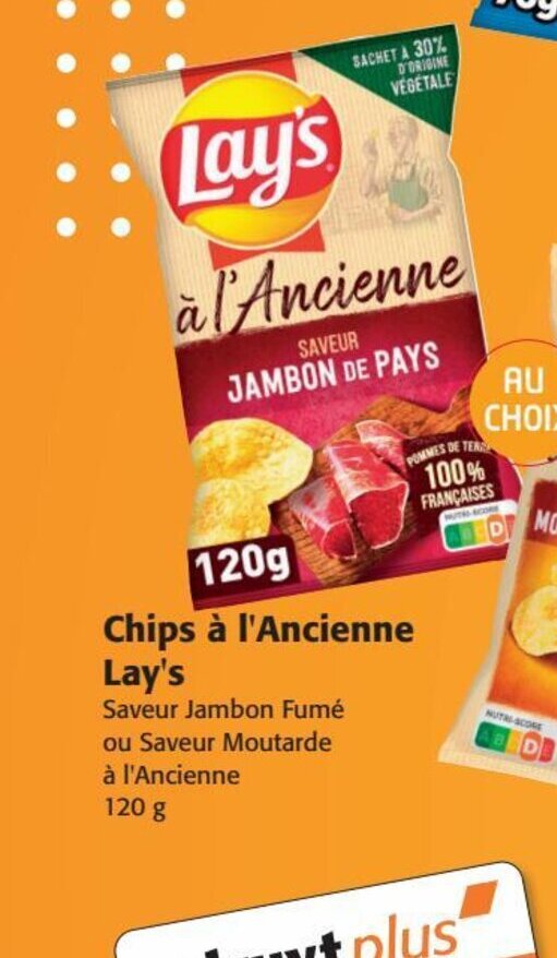 Promo Chips à l'Ancienne Lay's chez Colruyt