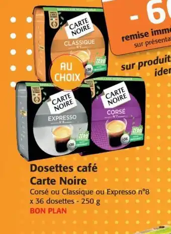 Colruyt Dosettes café Carte Noire offre