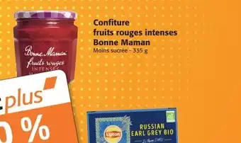 Colruyt Confiture fruits rouges intenses Bonne Maman Moins sucrée - 335 g offre
